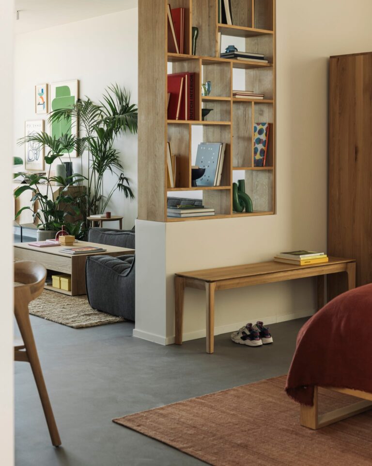 51530 Suoliukas Bok 126x35x46h cm šviesaus medžio (8)