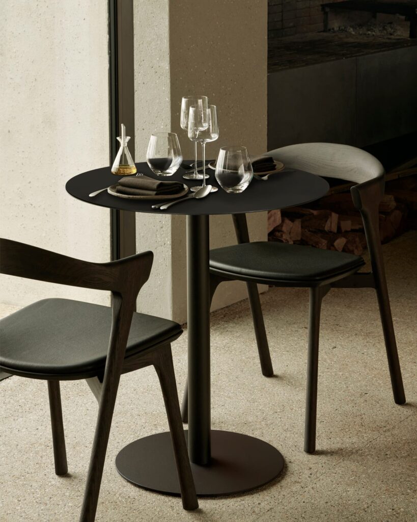 51551 Valgomojo kėdė Bok 50x54x76h cm juodas medis (1)