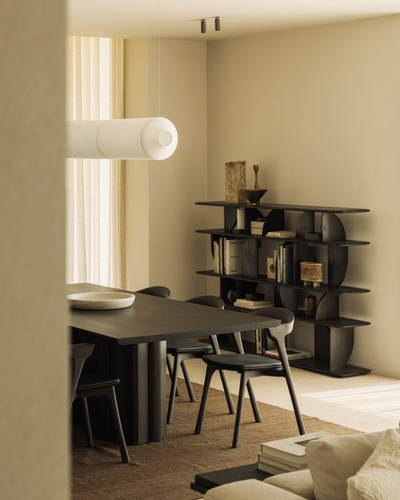 51551 Valgomojo kėdė Bok 50x54x76h cm juodas medis (11)