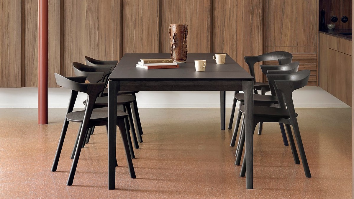 Valgomojo stalas Bok Oak Brown