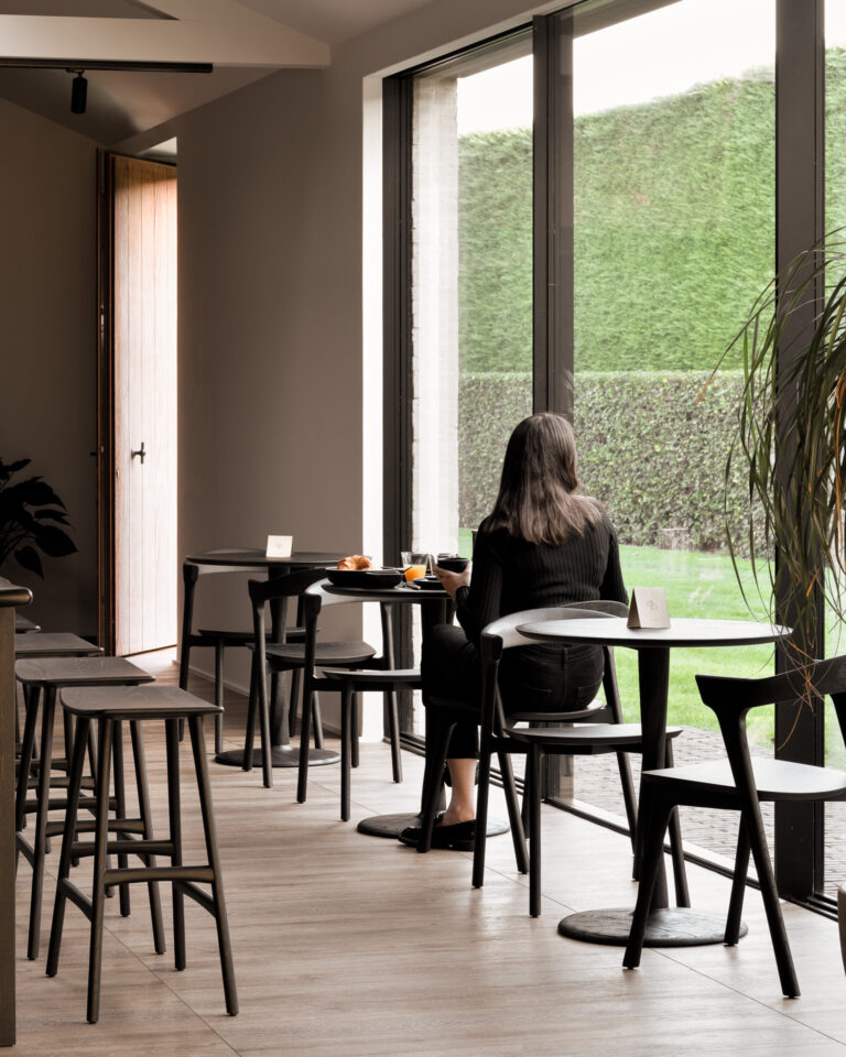 53045 Baro kėdė Osso 57x33x67h cm medinė juoda skandinaviško stiliaus (6)