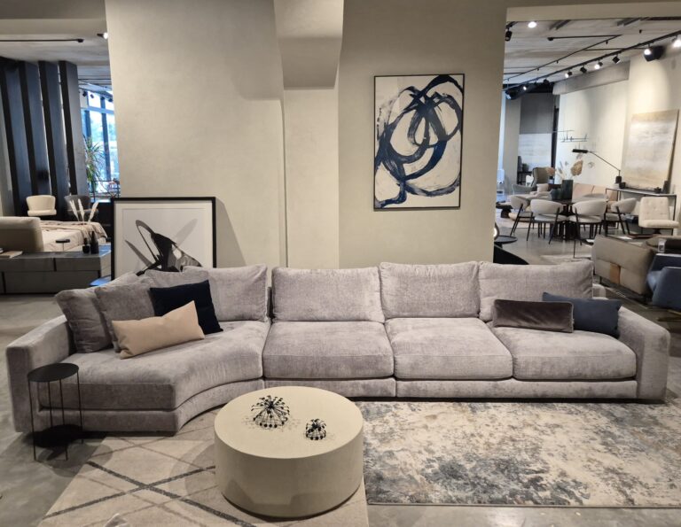 Modernus minkštas Olta kampas Stone ekspozicija