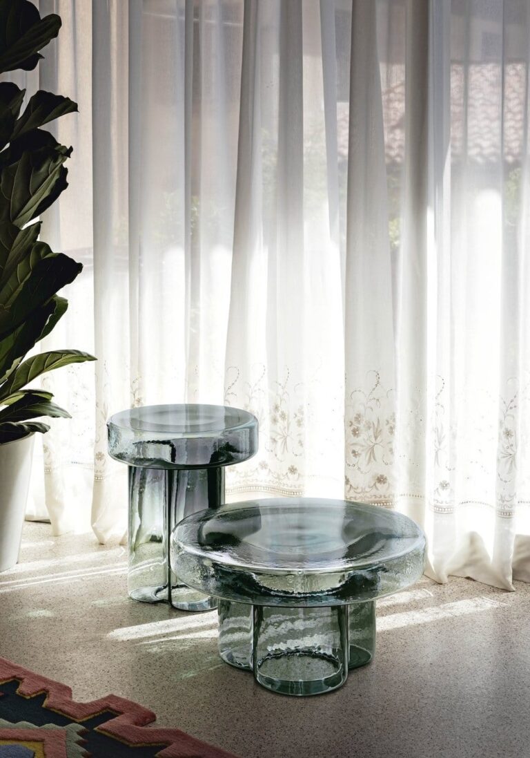 Kavos ir žurnalinis staliukas Soda Oval Green 1