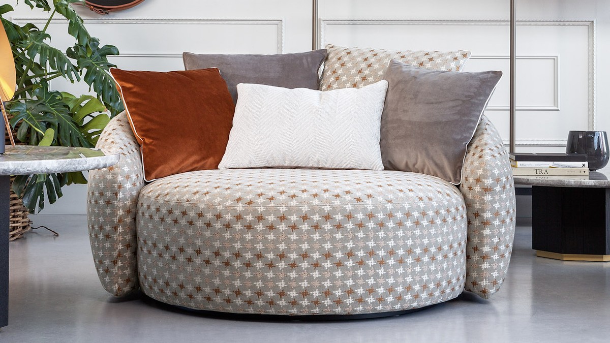 Sofa Globe ruda/marga