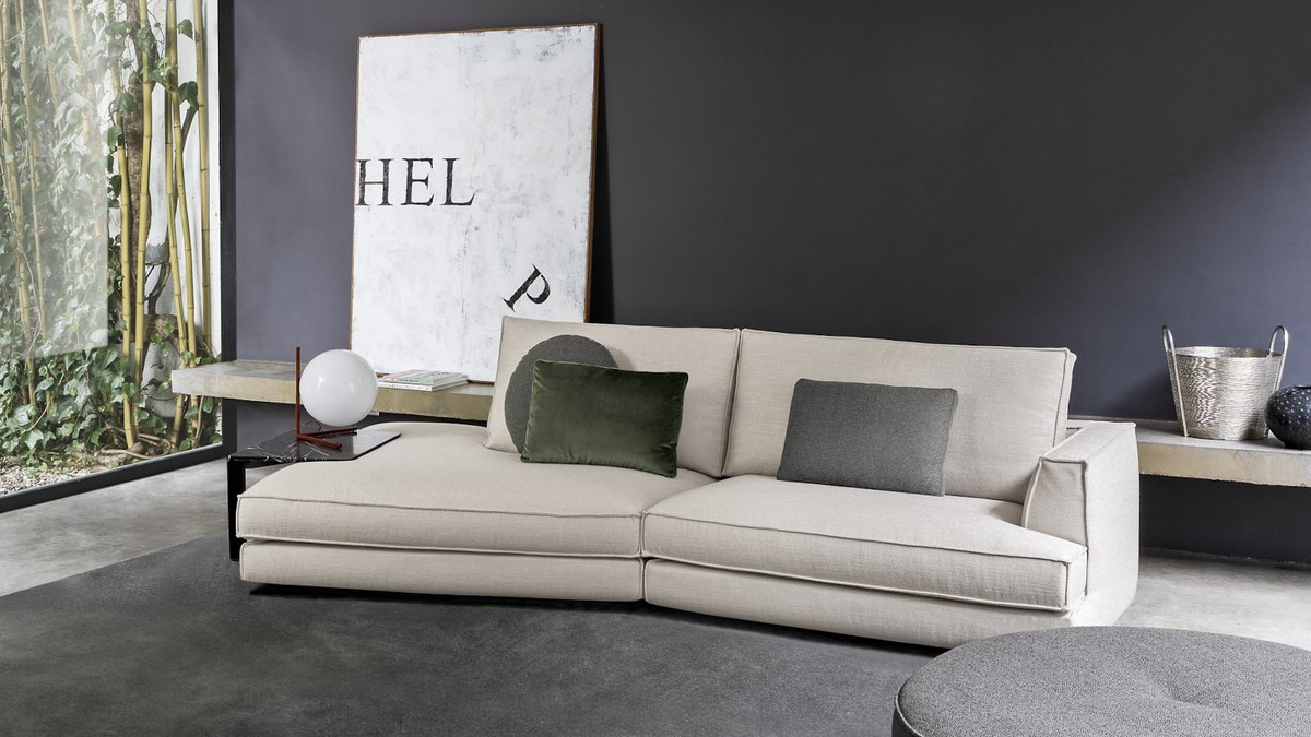 Modulinė sofa Albert Up balta