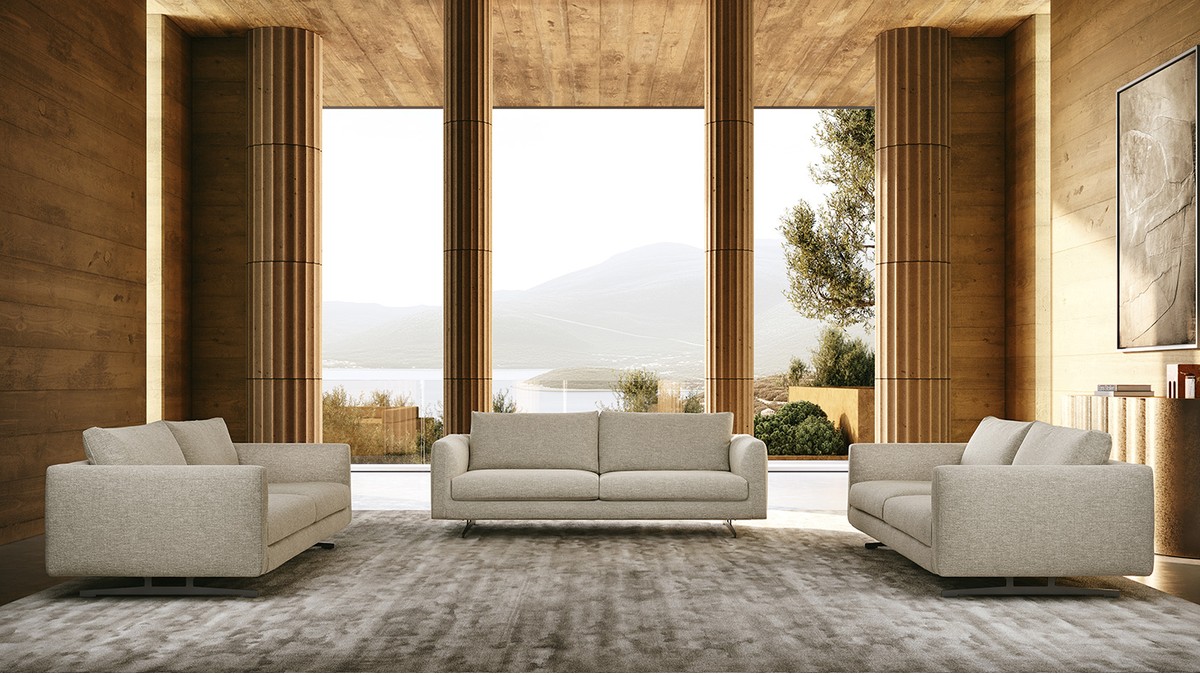 Modulinė sofa Conrad balta