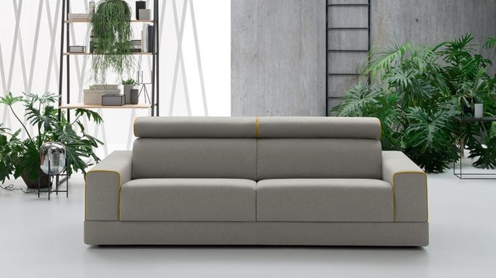 Trivietė modulinė sofa James su reguliuojamomis galvos atramomis, FELIS