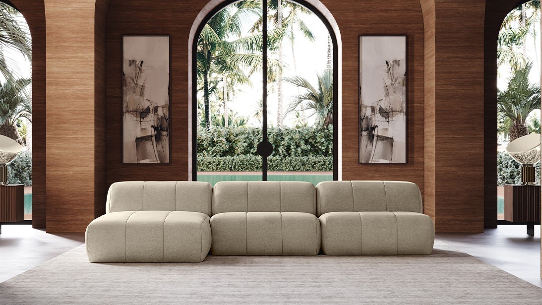 Modulinė sofa Muffin balta