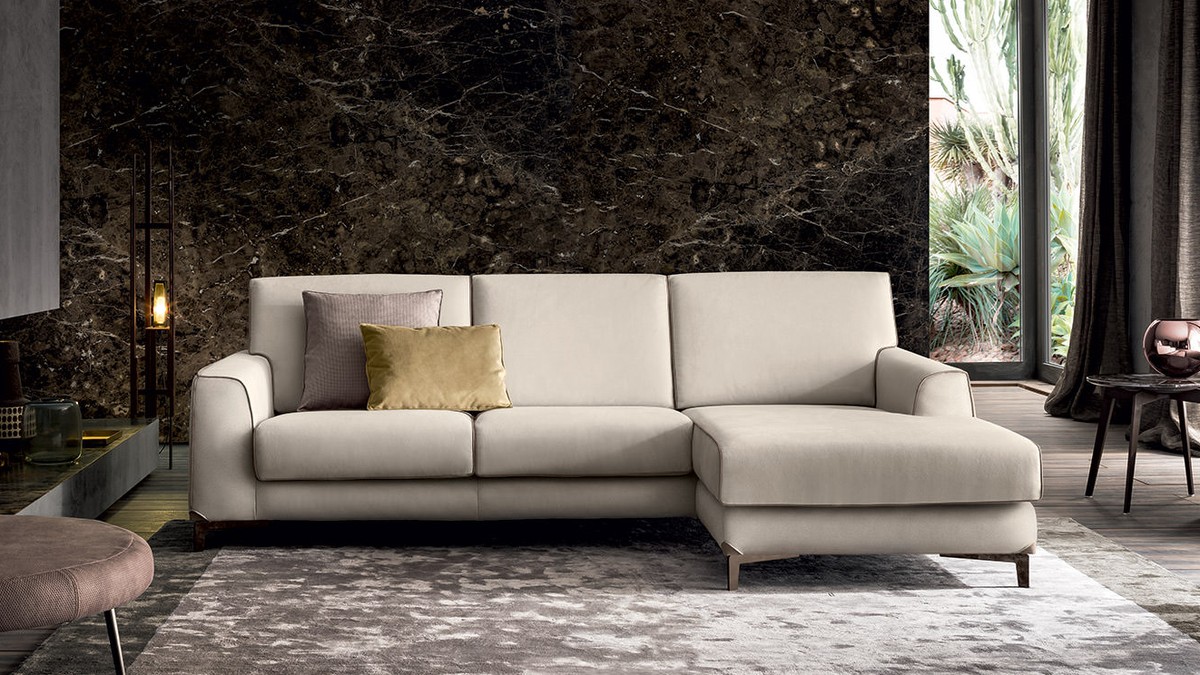 Modulinė kampinė sofa Newman balta