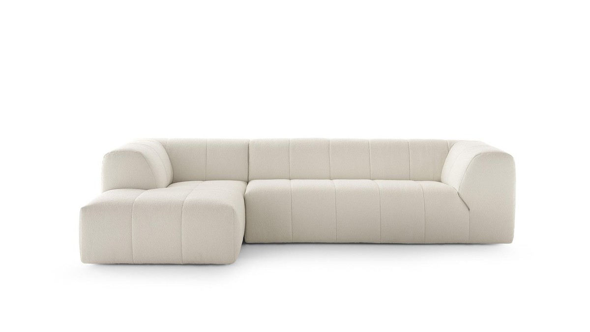 Modulinė kampinė sofa Pantheon balta