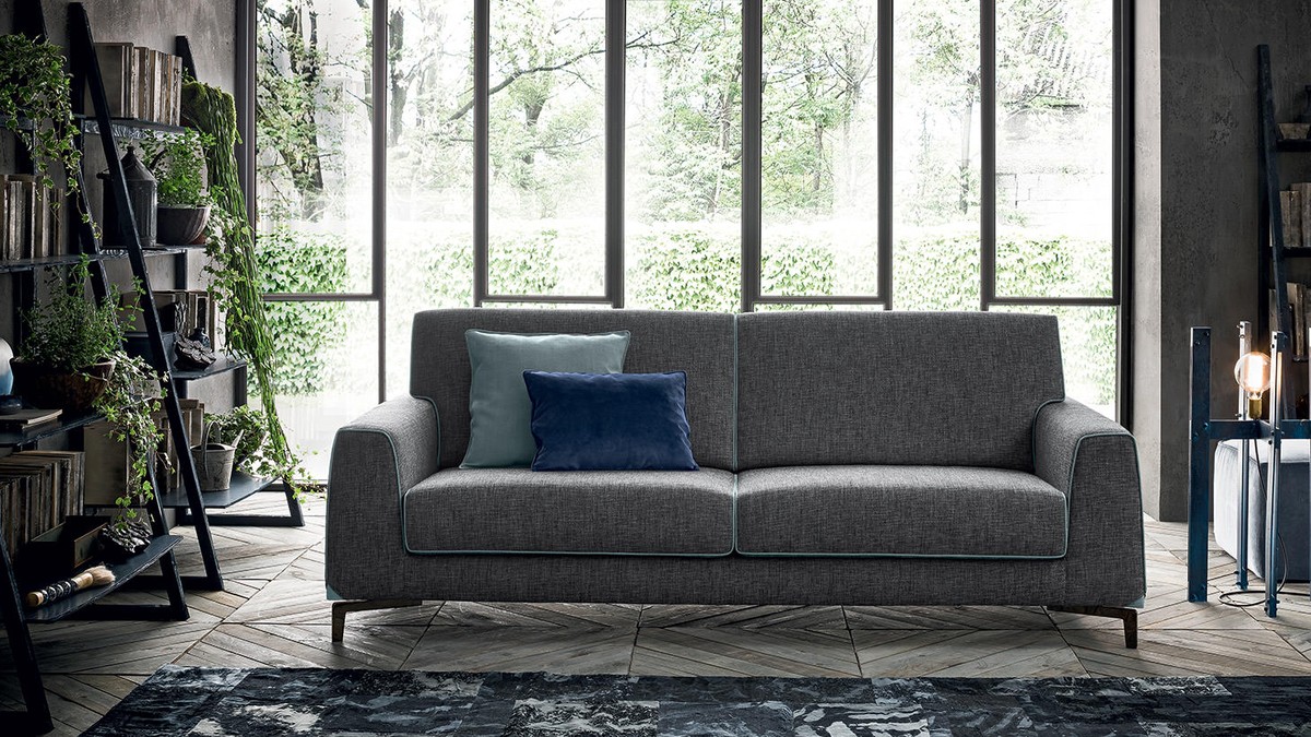 Sofa Newman pilka-melsva