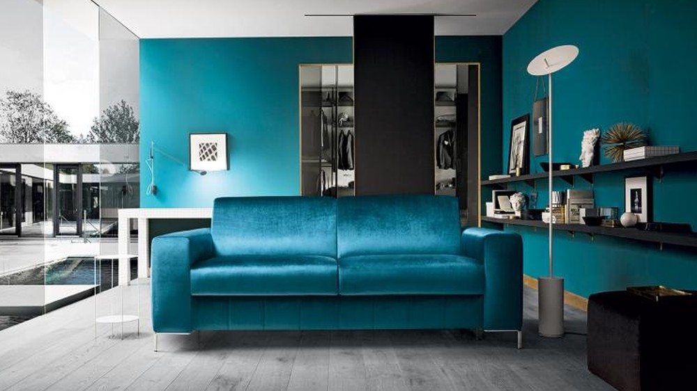 Itališka sofa-lova Nixon mėlyna