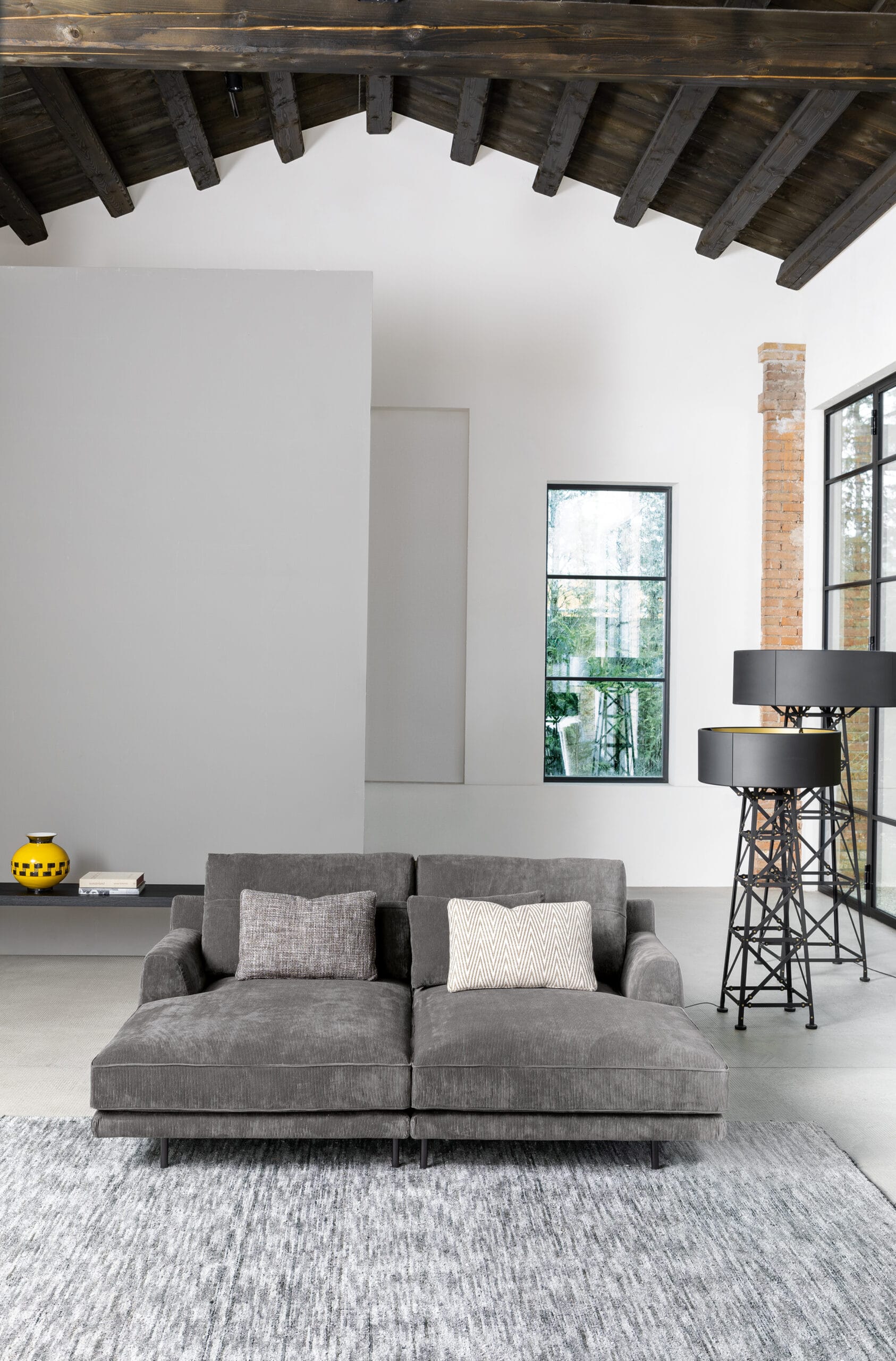 Modulinė sofa Brooklyn pilka velvetas