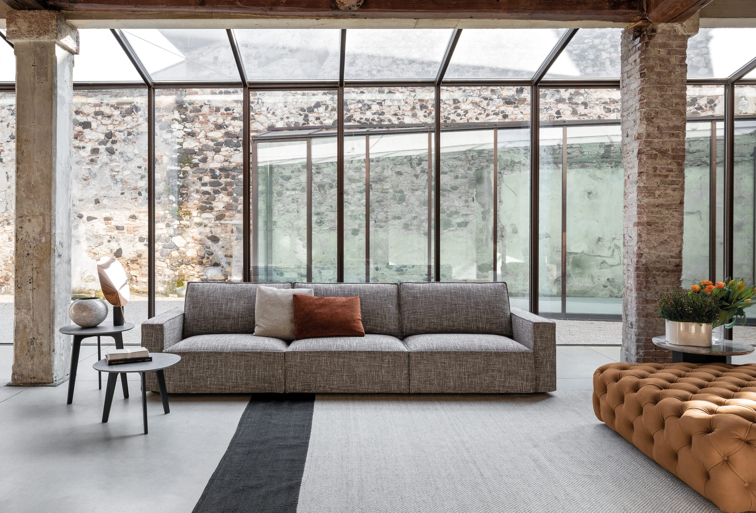 Modulinė sofa Genius Gold pilka