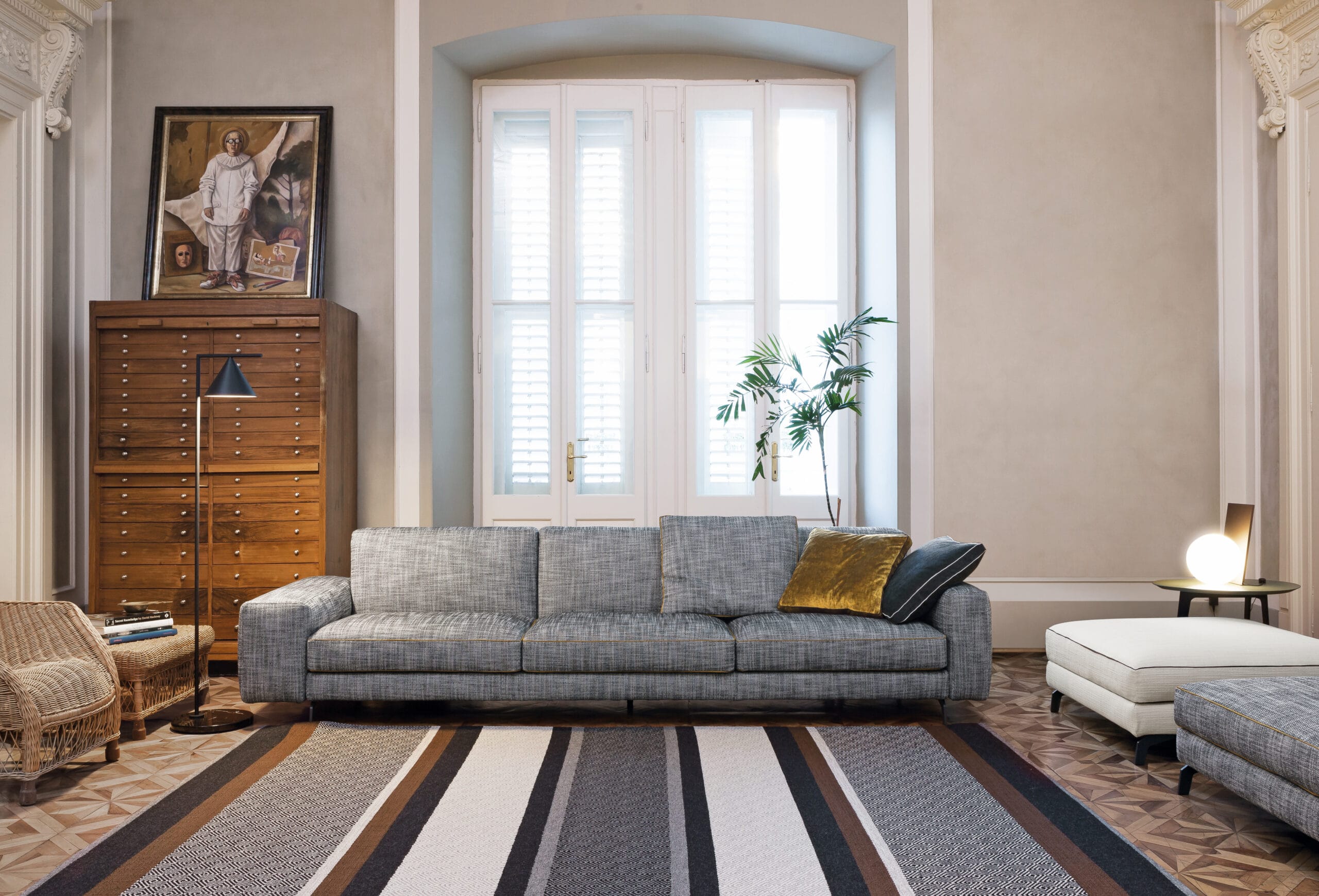 Sofa Andy pilka