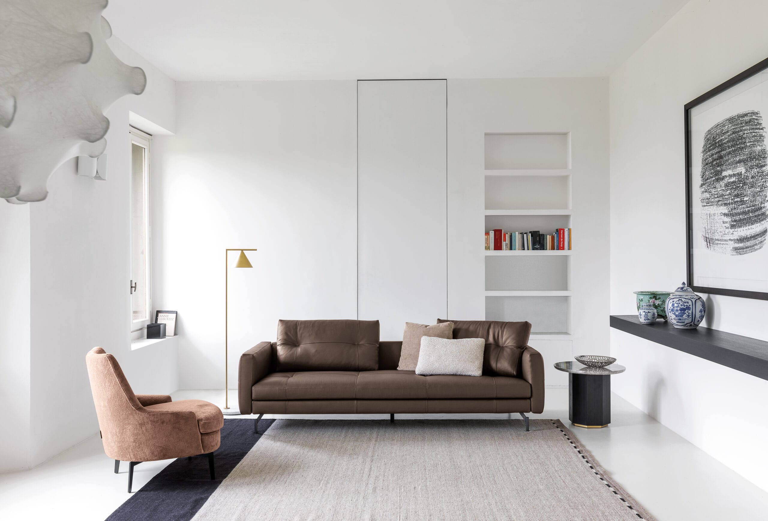 Sofa Gap Evo ruda odinė