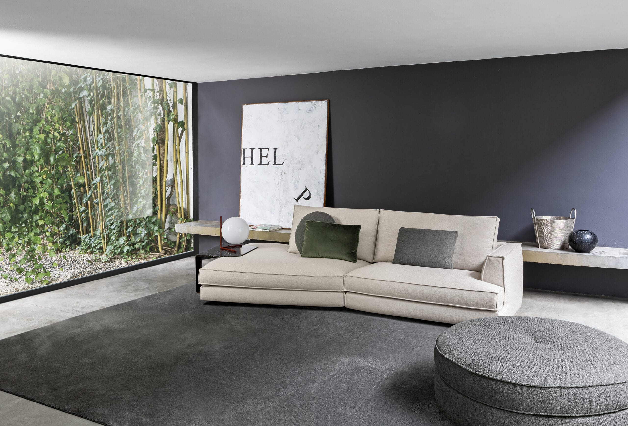 Modulinė sofa Albert Up balta