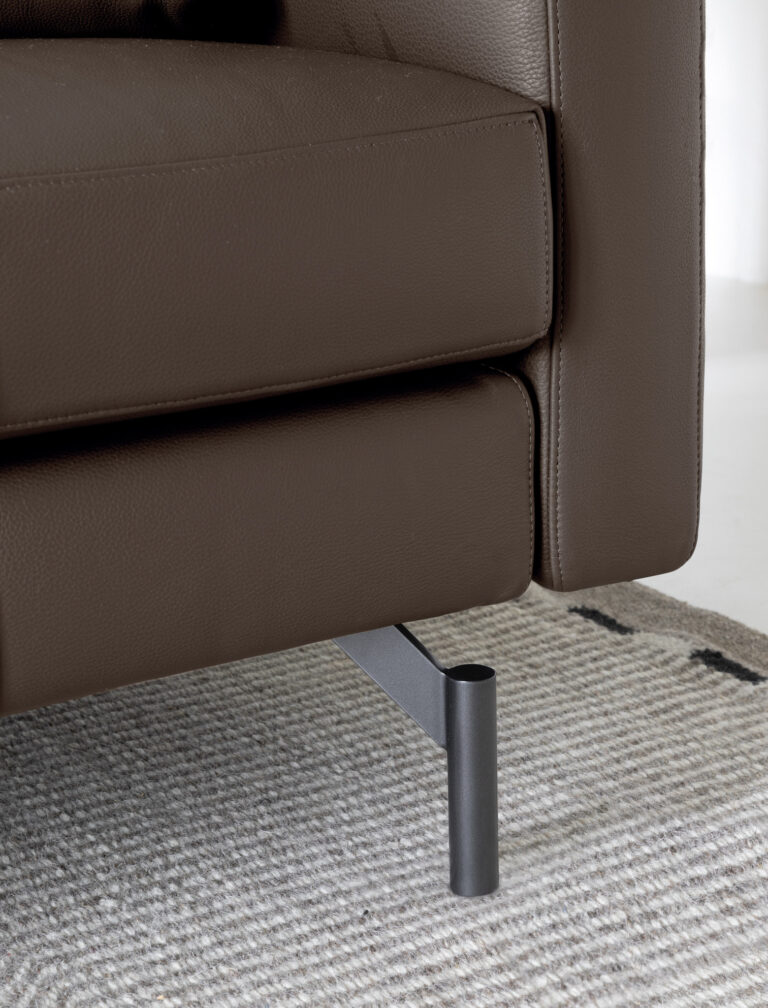 1-Flexteam itališka sofa Gap Evo ruda odinė (5)