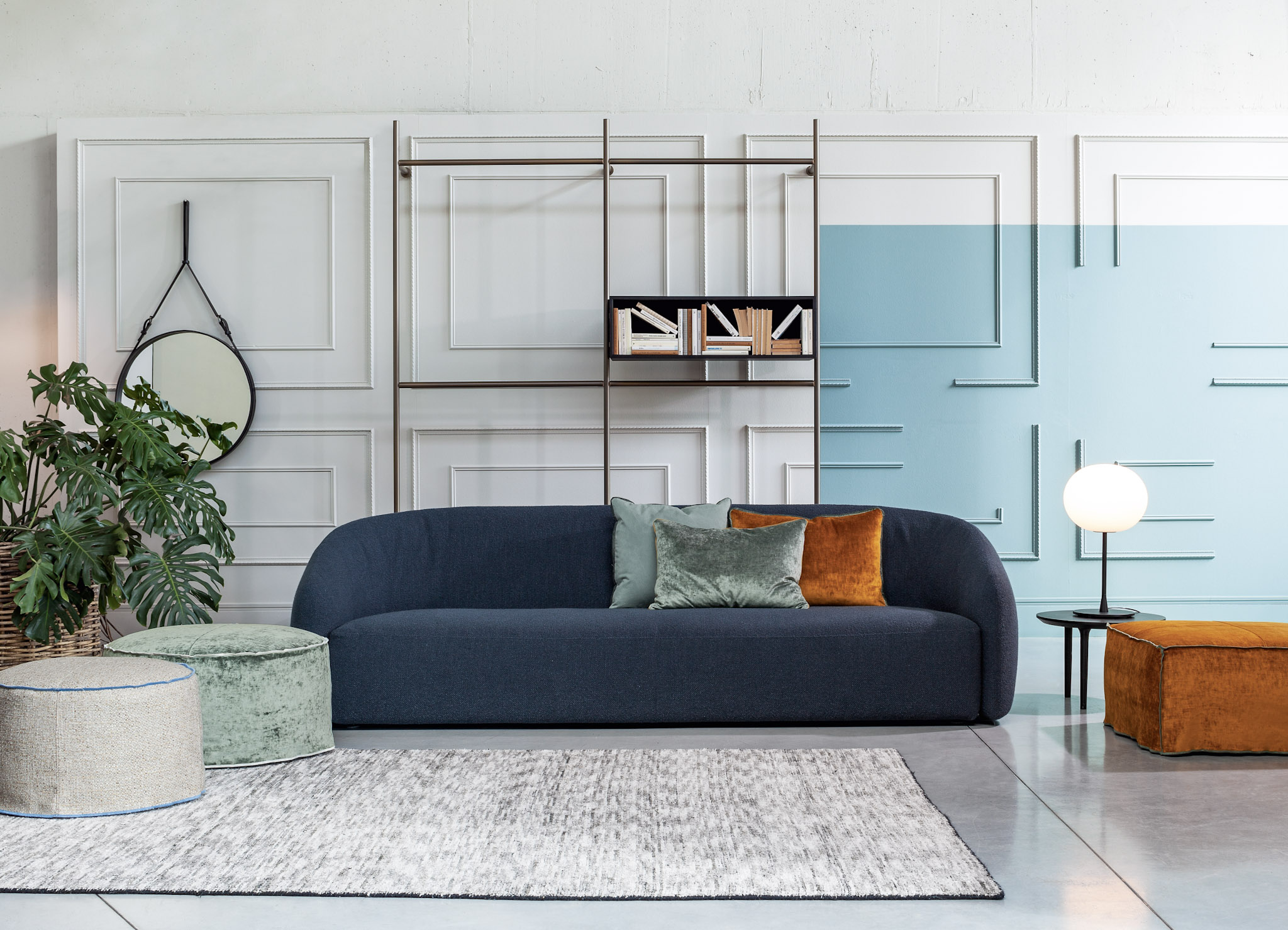 Sofa Globe mėlyna
