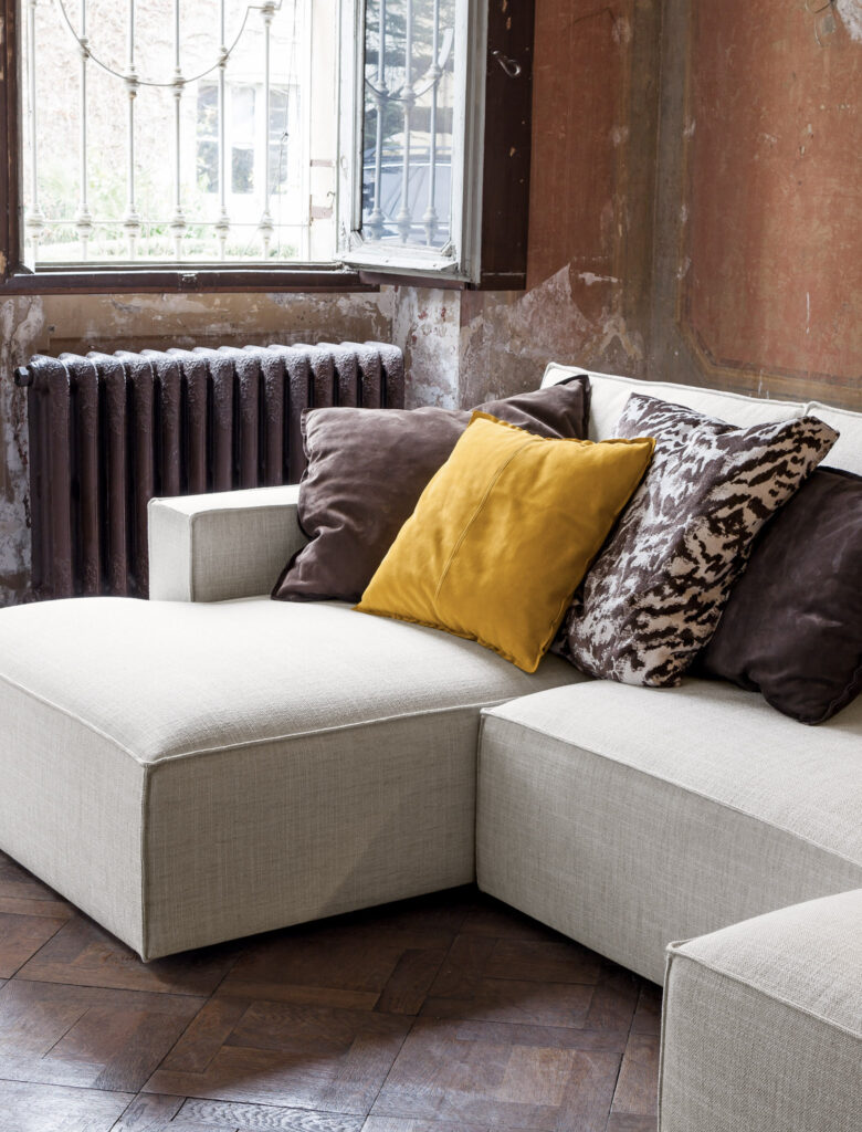 23-Flexteam itališka modulinė sofa Genius Gold balta (1)
