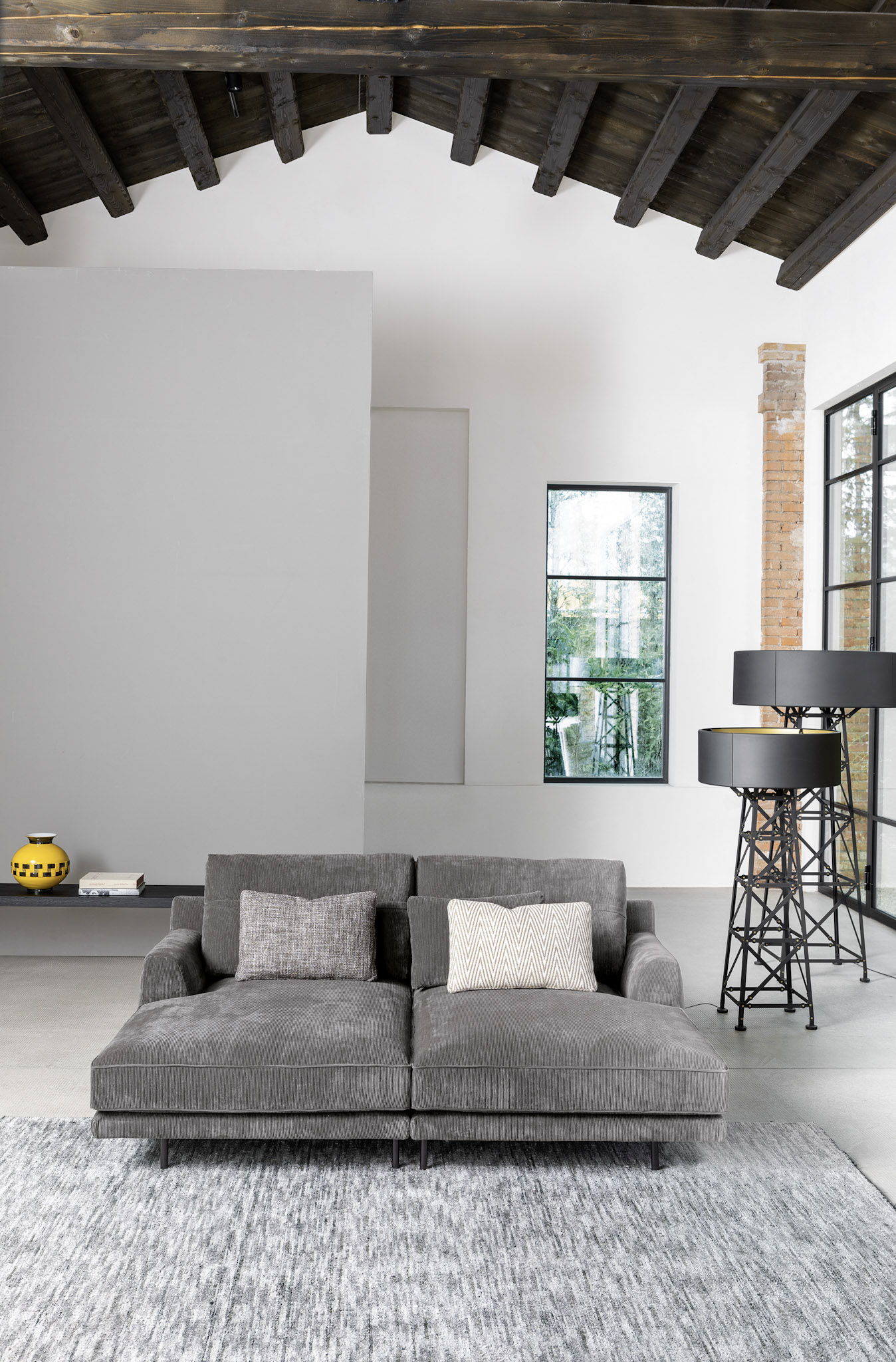 Modulinė sofa Brooklyn pilka velvetas