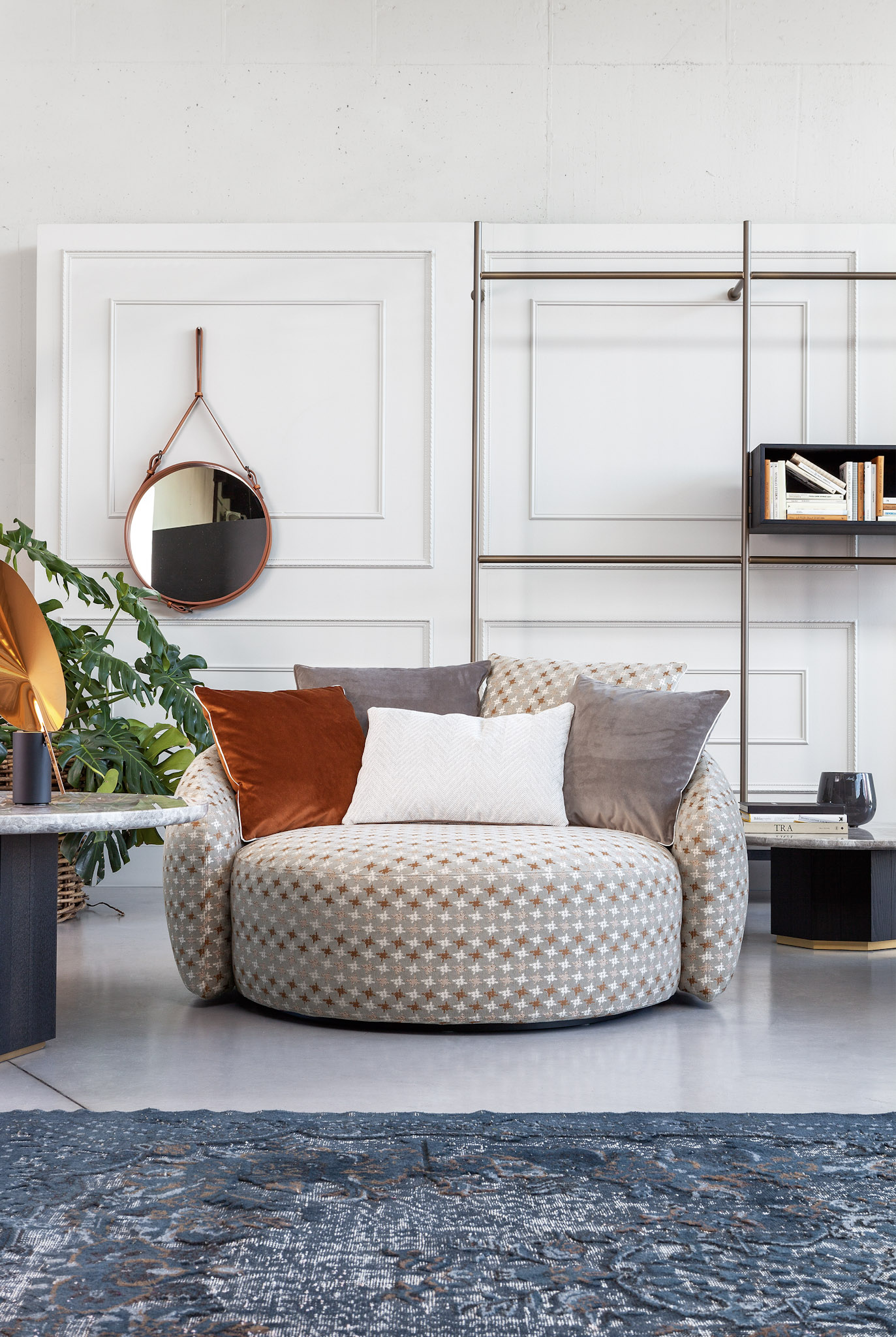 Sofa Globe ruda/marga