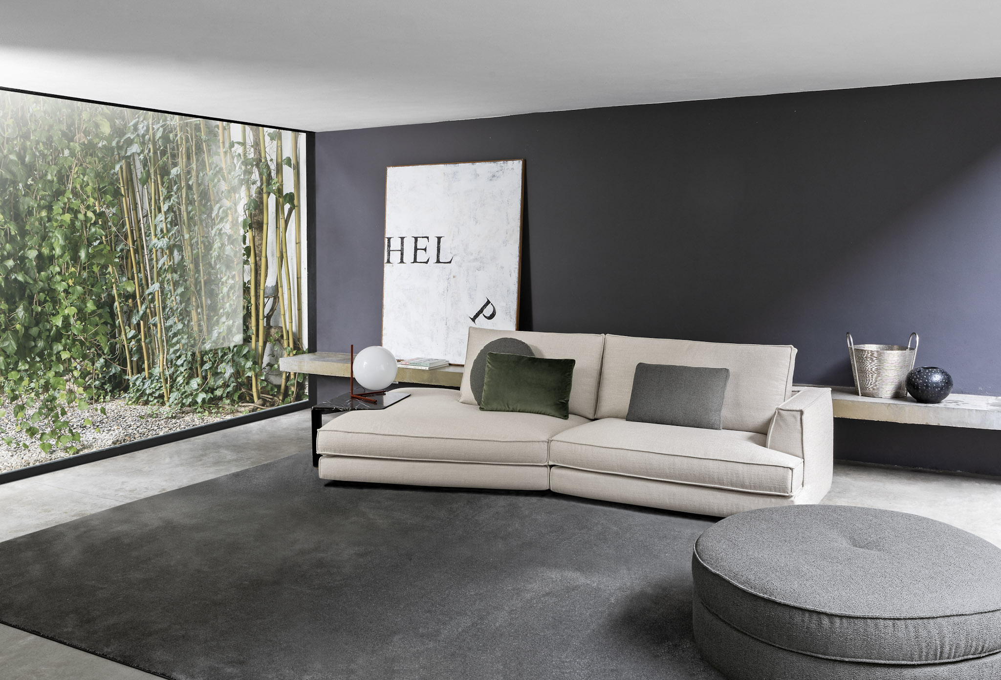 Modulinė sofa Albert Up balta