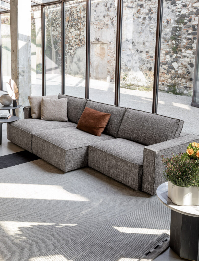 6-Flexteam itališka modulinė sofa Genius Gold pilka (4)