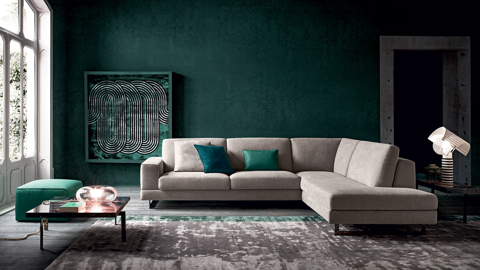 Modulinė sofa Angel balta
