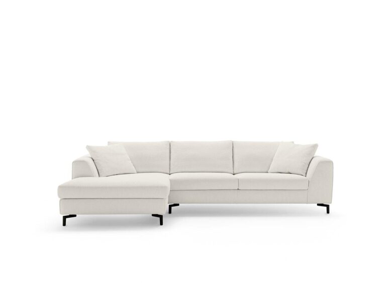 Modulinė kampinė sofa Capitol su gultu baltame fone, FELIS
