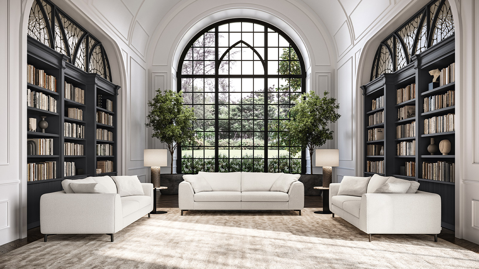 Modulinė sofa Capitol balta
