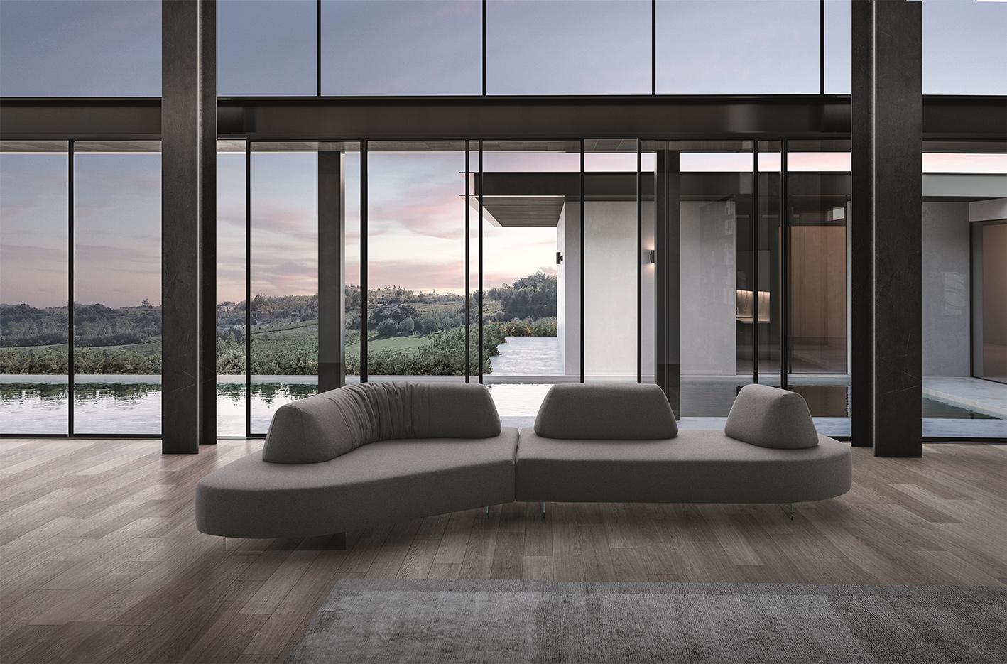 Modulinė sofa Gravity pilka