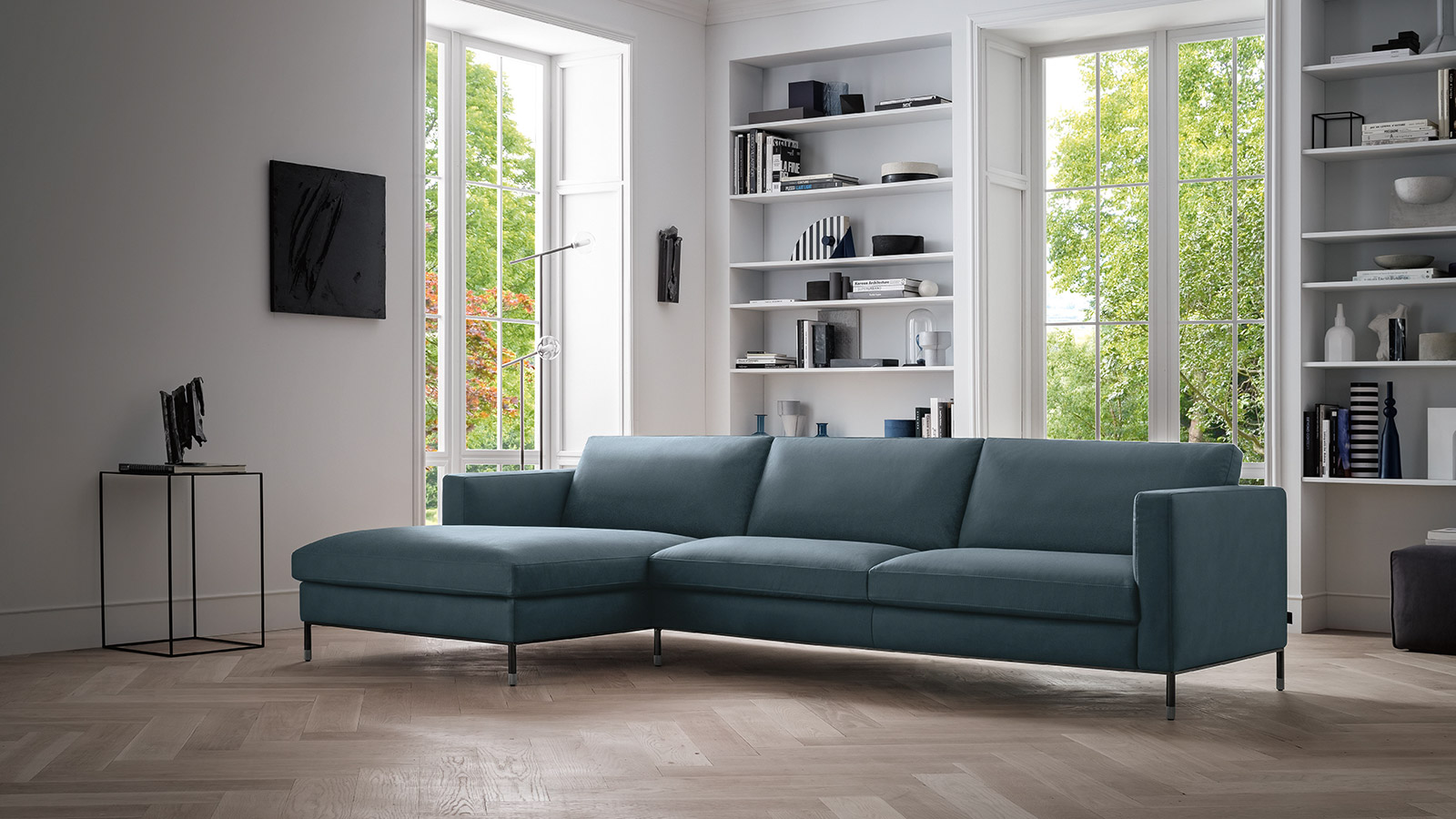 Modulinė sofa Larson pilka
