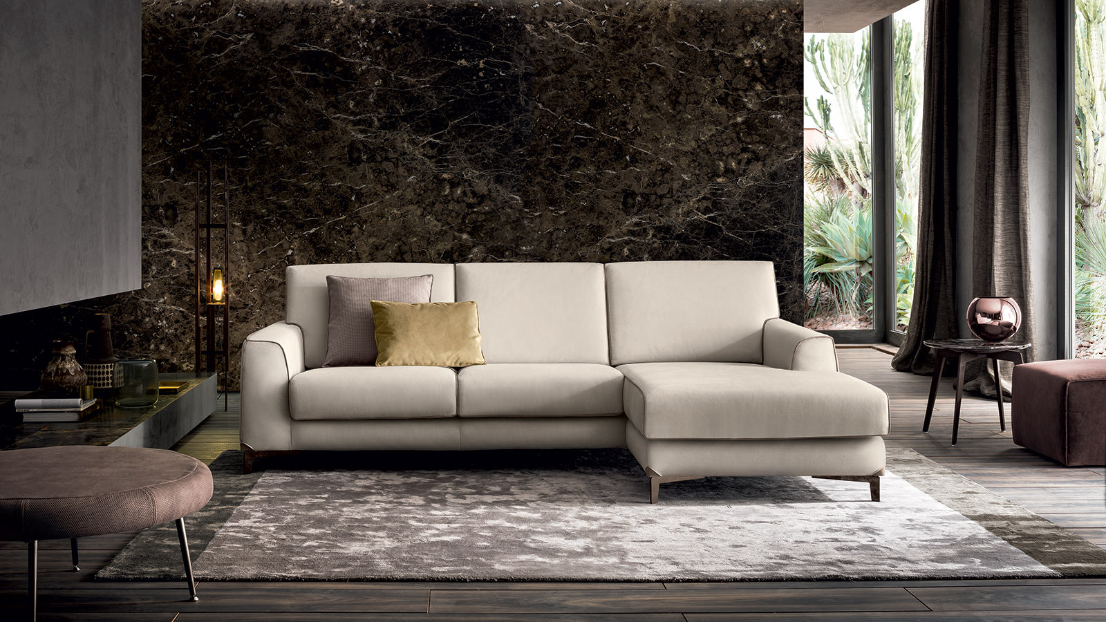 Modulinė sofa Newman balta