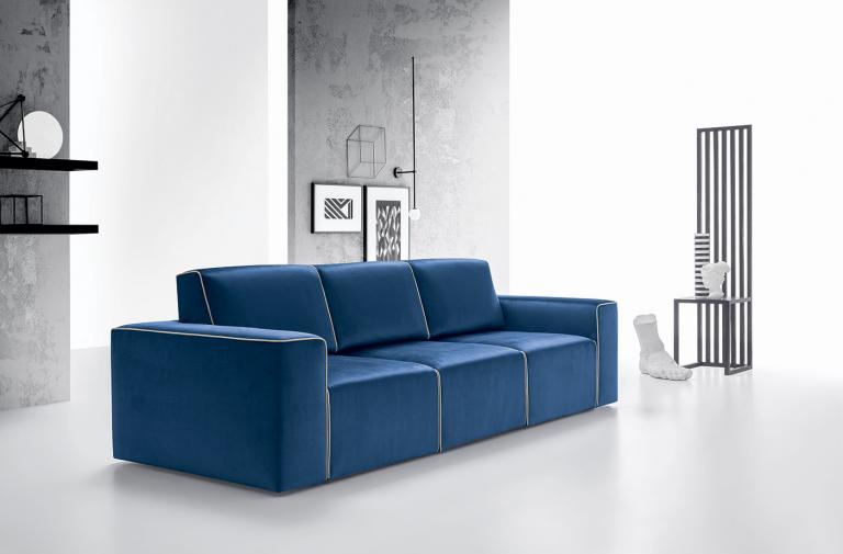 Modulinė sofa Wally mėlyna