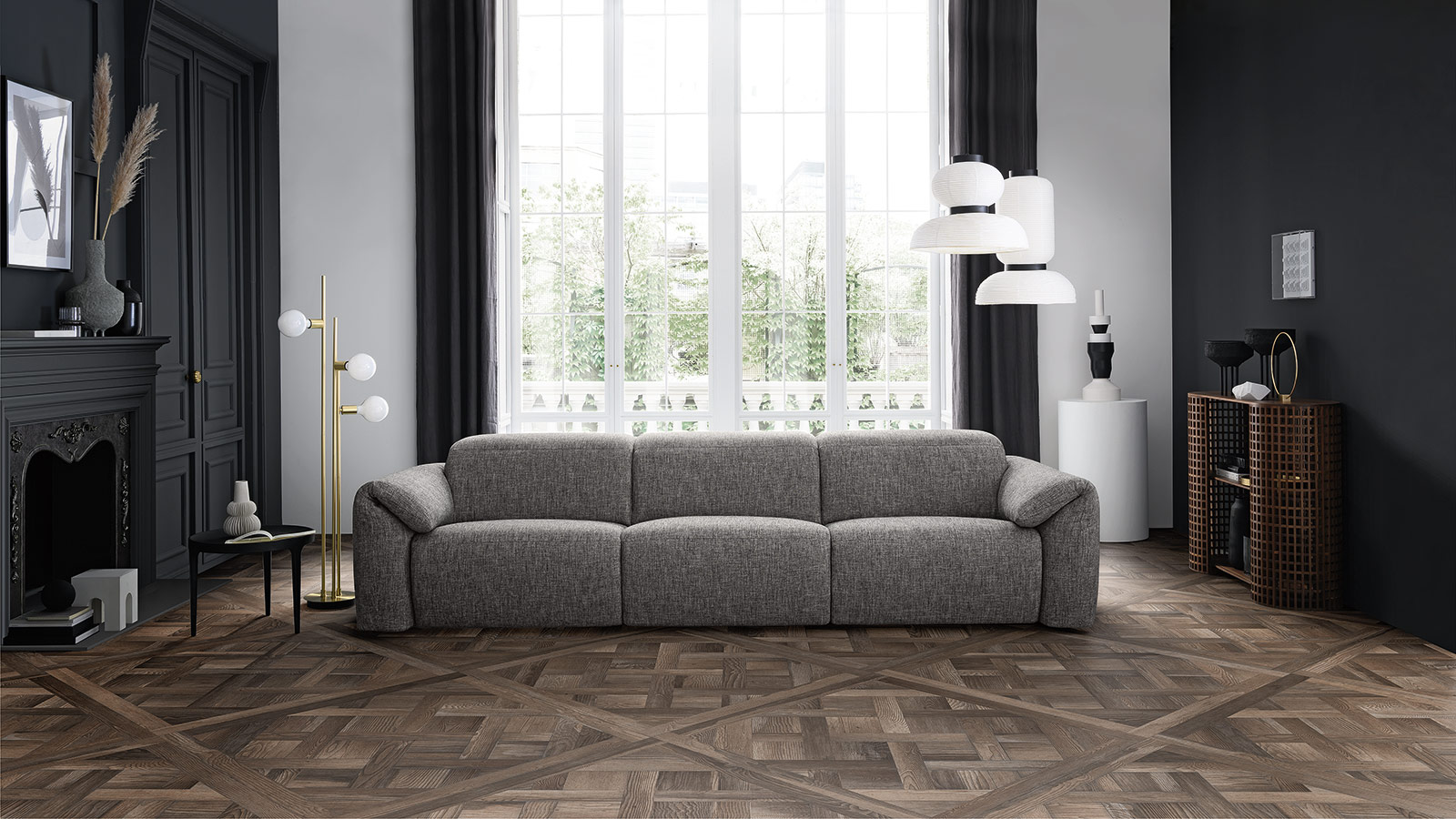 Sofa Glove pilka