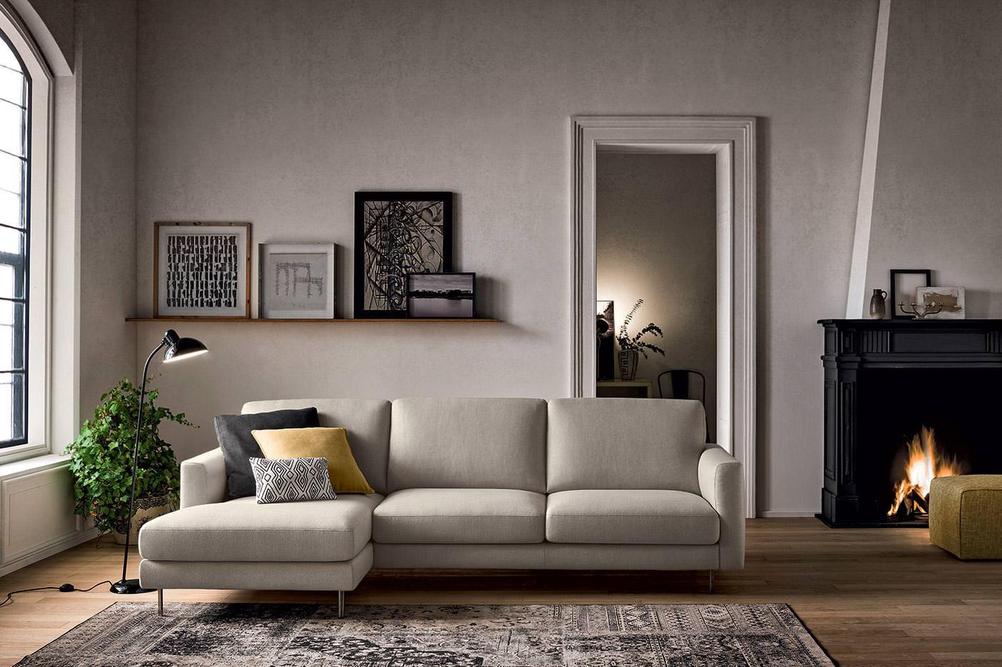 Kampinė Sofa Kloe A-B balta