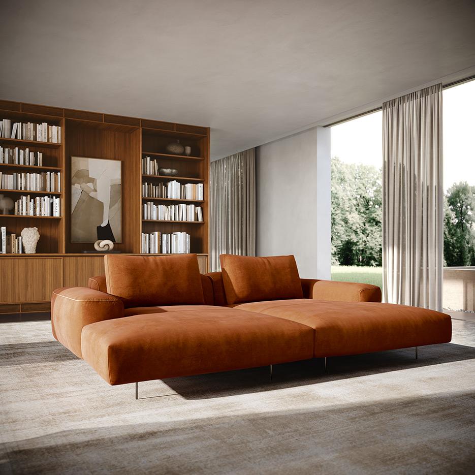 Sofa Limitless ruda