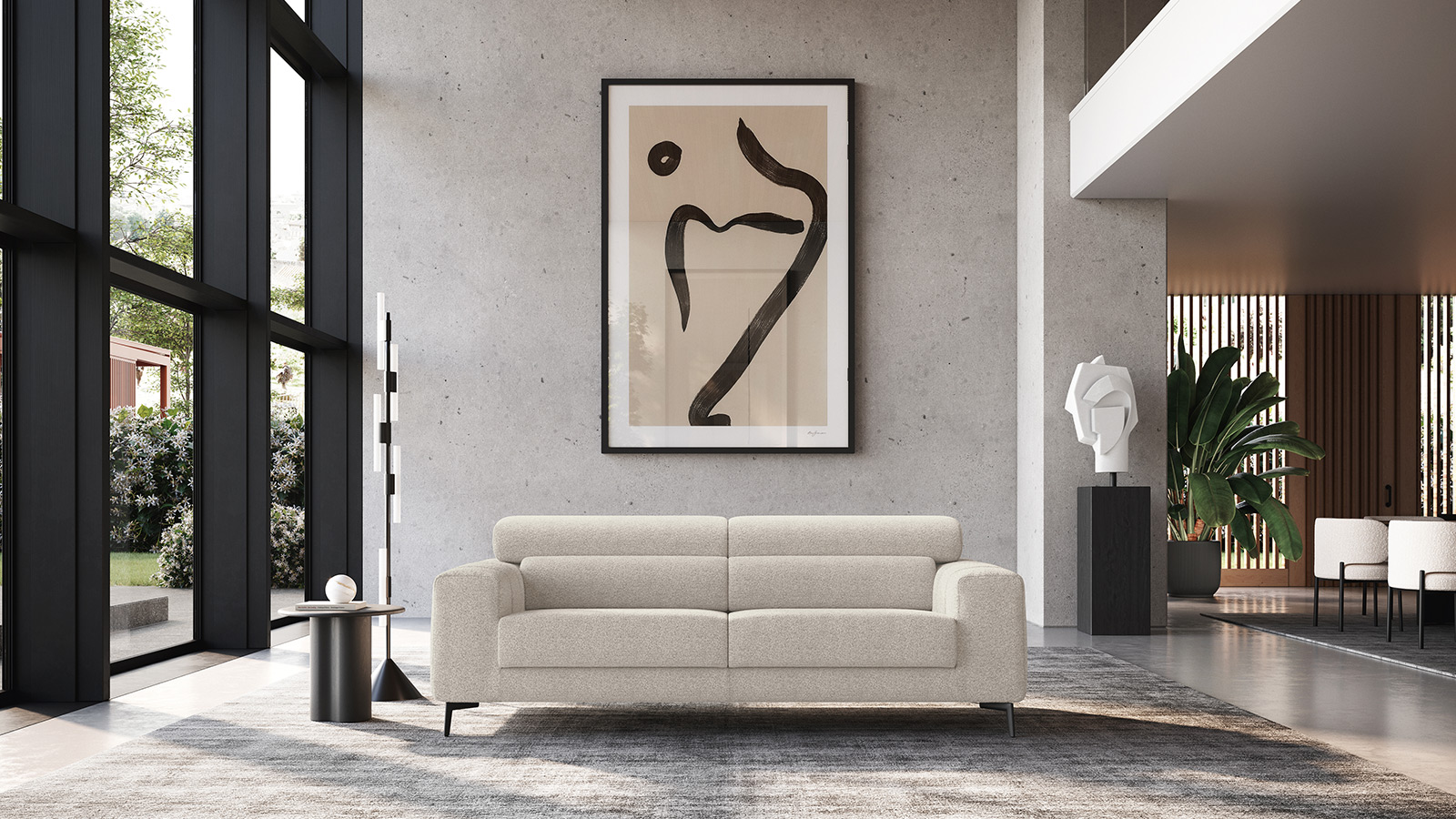 Sofa Vibe balta