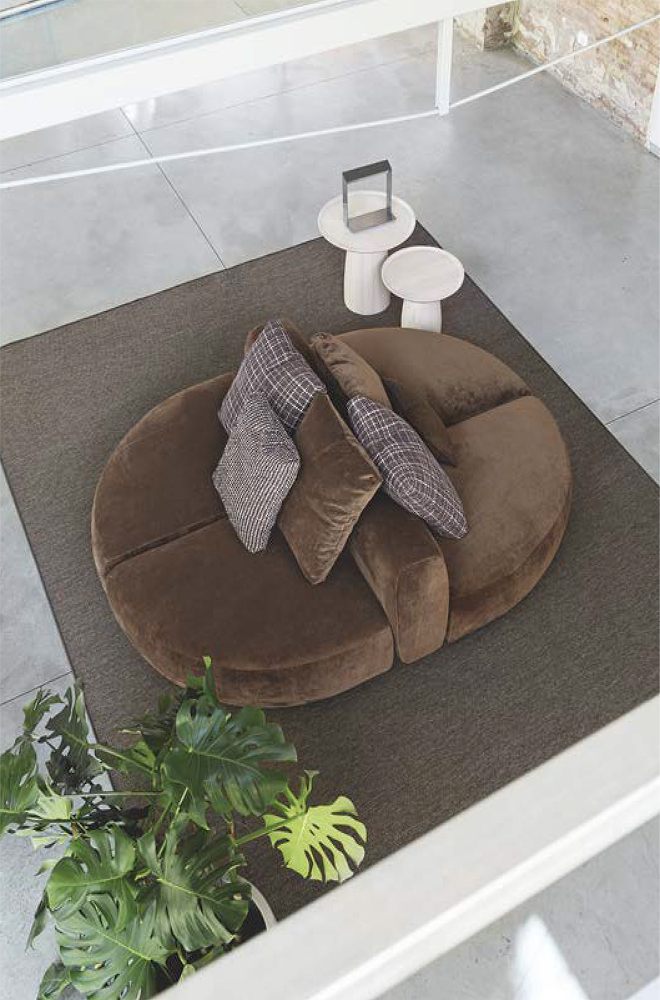 Modulinė sofa Cloud ruda