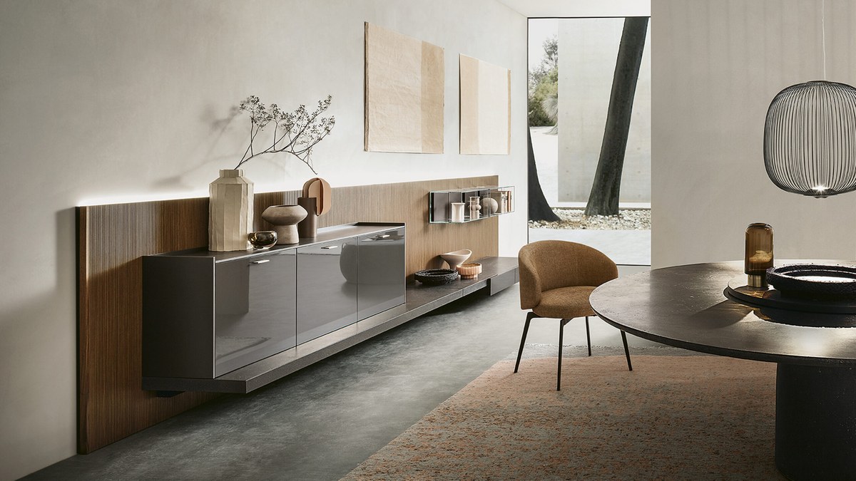 Modulinė baldų sistema LT40 pilka