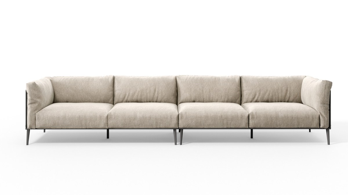 Keturvietė sofa Kubì